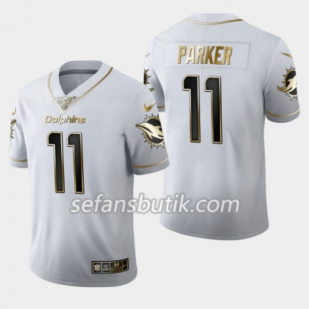 Miami Dolphins Tröjor DeVante Parker 11 Nike Vit Golden Edition 100th - Herr